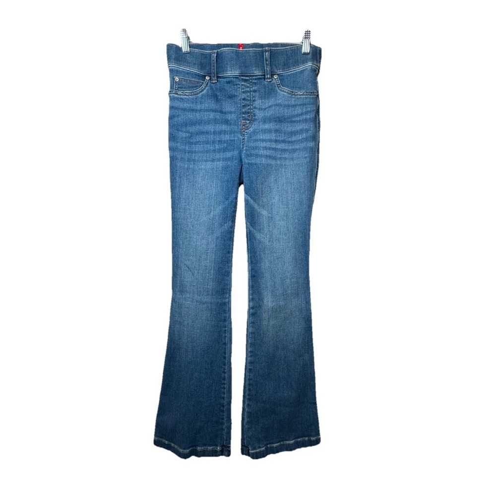Spanx SPANXshape EveryWear Flare Jeans in a vintage indigo wash